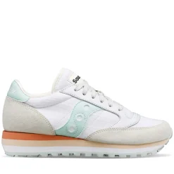 Scarpe Donna Saucony Sneakers Jazz Triple White - Light Blue