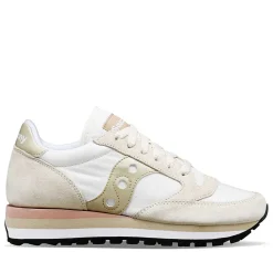 Scarpe Donna Saucony Sneakers Jazz Triple Light Grey - Gold