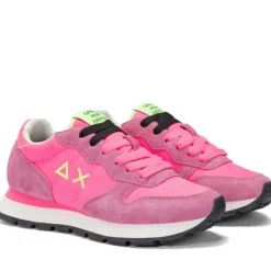 Scarpe Donna Sun68 Sneakers Ally Solid Nylon Colore Fuxia Fluo - Z35201