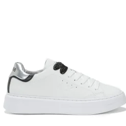 Scarpe Donna Sun68 Sneakers Grace Leather Colore Bianco - Argento - Z44225