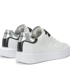 Scarpe Donna Sun68 Sneakers Grace Leather Colore Bianco - Argento - Z44225