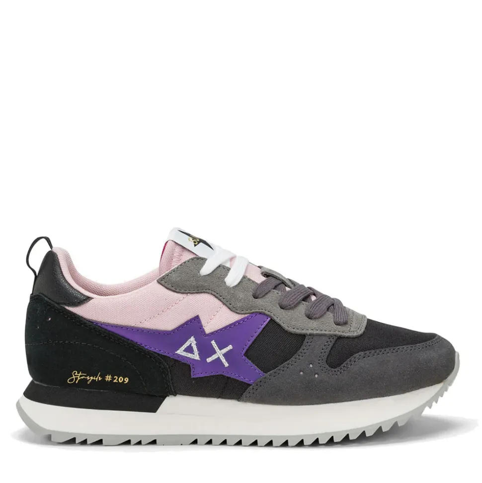 Scarpe Donna Sun68 Sneakers Stargirl Multicolor Colore Nero - Z44209