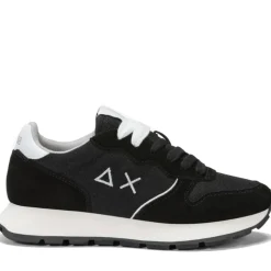 Scarpe Donna Sun68 Sneakers Ally Glitter Textile Colore Nero - Z35203