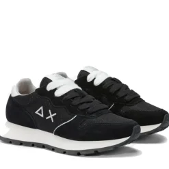 Scarpe Donna Sun68 Sneakers Ally Glitter Textile Colore Nero - Z35203