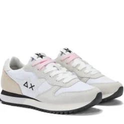 Scarpe Donna Sun68 Sneakers Stargirl Glitter Logo Colore Bianco - Z35212