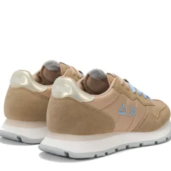 Scarpe Donna Sun68 Sneakers Ally Solid Nylon Colore Beige - Z35201