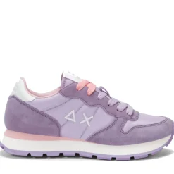 Scarpe Donna Sun68 Sneakers Ally Solid Nylon Colore Lilla - Z35201