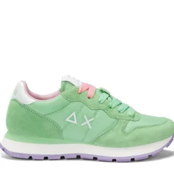 Scarpe Donna Sun68 Sneakers Ally Solid Nylon Colore Verde Menta - Z35201
