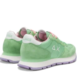Scarpe Donna Sun68 Sneakers Ally Solid Nylon Colore Verde Menta - Z35201
