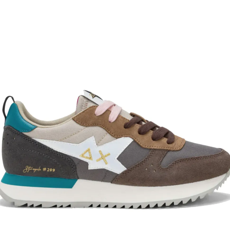 Scarpe Donna Sun68 Sneakers Stargirl Multicolor Colore Grigio Scuro - Z44209