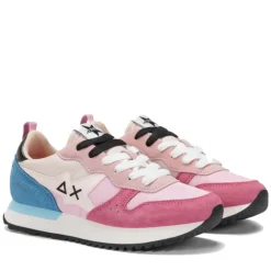 Scarpe Donna Sun68 Sneakers Stargirl Multicolor Colore Rosa - Z35211