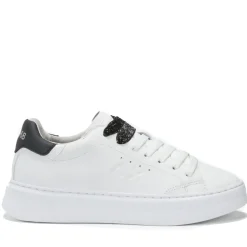 Scarpe Donna Sun68 Sneakers Grace Leather Colore Bianco - Nero - Z35226