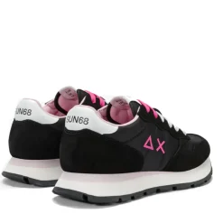 Scarpe Donna Sun68 Sneakers Ally Solid Nylon Colore Nero - Z35201