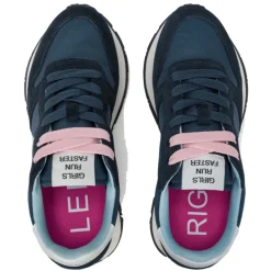 Scarpe Donna Sun68 Sneakers Ally Solid Nylon Colore Navy Blue - Z35201