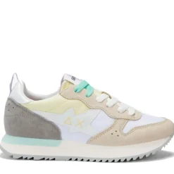 Scarpe Donna Sun68 Sneakers Stargirl Multicolor Colore Bianco Panna - Z35211