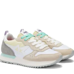 Scarpe Donna Sun68 Sneakers Stargirl Multicolor Colore Bianco Panna - Z35211
