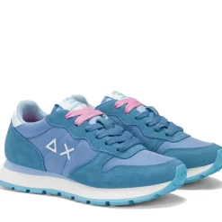 Scarpe Donna Sun68 Sneakers Ally Solid Nylon Colore Avio - Z35201