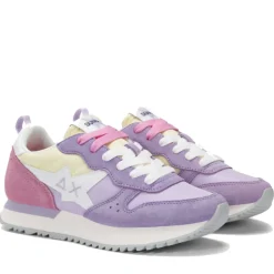 Scarpe Donna Sun68 Sneakers Stargirl Multicolor Colore Lilla - Z35211