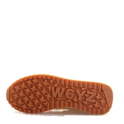 Scarpe Donna W6YZ Sneakers Yak-W. in Suede Glitter e Nylon colore White Pink e Yellow