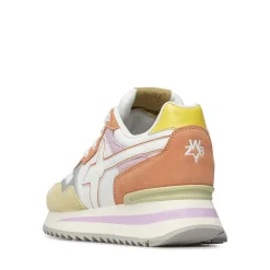 Scarpe Donna W6YZ Sneakers Yak-W. in Tessuto Tecnico e Suede colore White Paglia Lilac