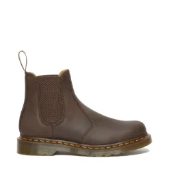 Scarpe DR. MARTENS Stivaletti Chelsea linea 2976 YS in Pelle Crazy Horse Dark Brown