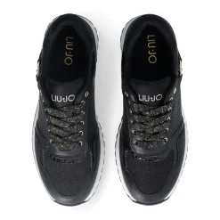 Scarpe LIU JO Kiss 719 Sneakers Running Traforata Nera