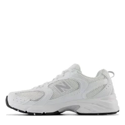 Scarpe Running NEW BALANCE Sneakers 530 in Tessuto Sintetico e Mesh colore White e Pearl Grey