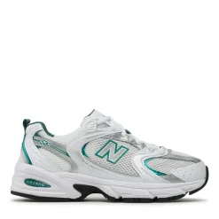 Scarpe Running NEW BALANCE Sneakers 530 in Tessuto Sintetico e Mesh colore White e Green