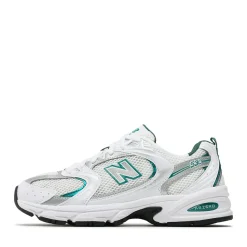 Scarpe Running NEW BALANCE Sneakers 530 in Tessuto Sintetico e Mesh colore White e Green