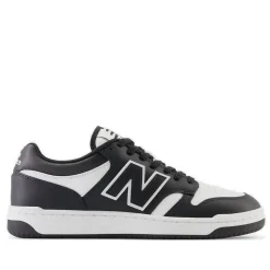 Scarpe Unisex NEW BALANCE Sneakers 480 in Pelle colore Black e White