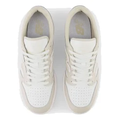 Scarpe Unisex NEW BALANCE Sneakers 480 in Pelle colore Timberwolf e White
