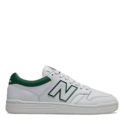 Scarpe Unisex NEW BALANCE Sneakers 480 in Pelle colore White e Timberwolf