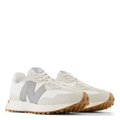 Scarpe Unisex NEW BALANCE Sneakers 327 in Pelle colore Moonbeam e Shadow Grey