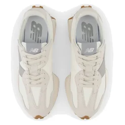 Scarpe Unisex NEW BALANCE Sneakers 327 in Pelle colore Moonbeam e Shadow Grey