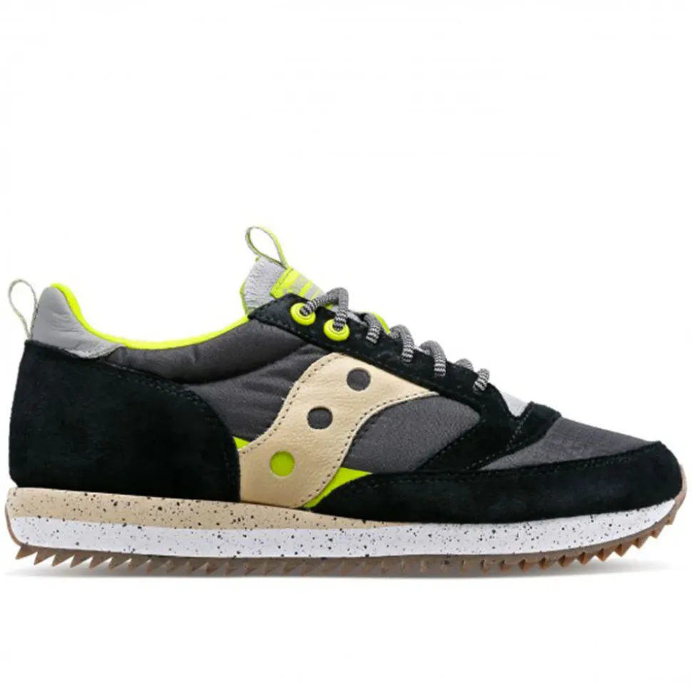 Scarpe Uomo Saucony Sneakers Jazz 81 Black - Acid Lime