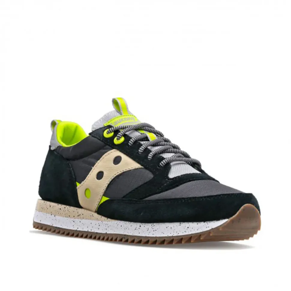 Scarpe Uomo Saucony Sneakers Jazz 81 Black - Acid Lime