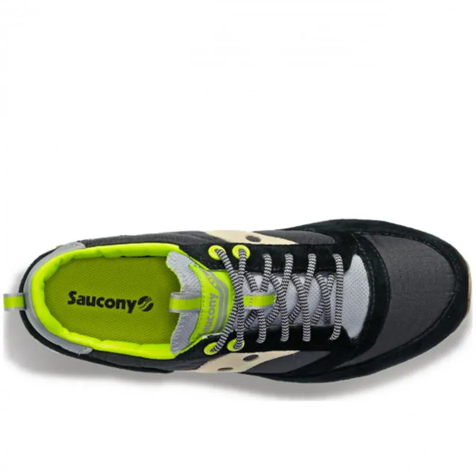 Scarpe Uomo Saucony Sneakers Jazz 81 Black - Acid Lime