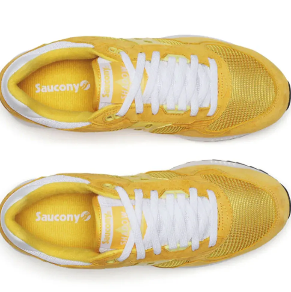 Scarpe Uomo Saucony Sneakers Shadow 5000 Mustard - White