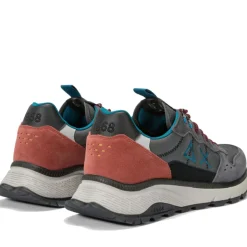 Scarpe Uomo Sun68 Sneakers Fire and Camping Colore Grigio Scuro - Z44128