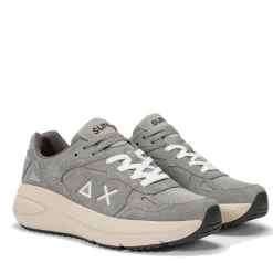 Scarpe Uomo Sun68 Sneakers Jupiter Colore Grigio Scuro - Z44140