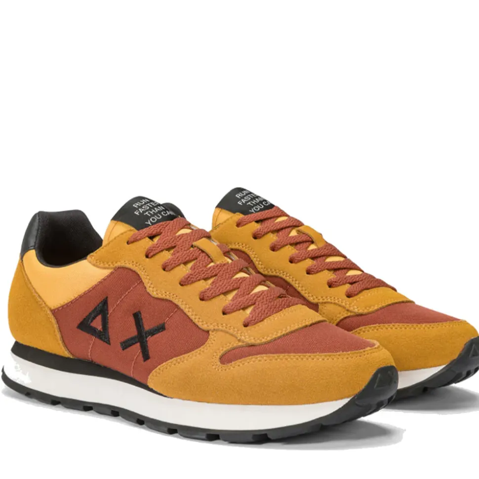 Scarpe Uomo Sun68 Sneakers Tom Color Giallo - Z44107