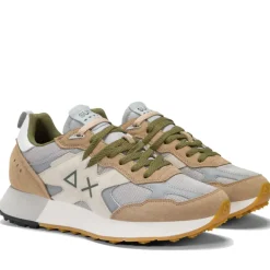 Scarpe Uomo Sun68 Sneakers Jaki Outdoor Colore Beige