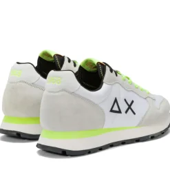 Scarpe Uomo Sun68 Sneakers Tom Fluo Bianco - Z35102