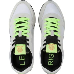 Scarpe Uomo Sun68 Sneakers Tom Fluo Bianco - Z35102