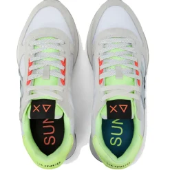 Scarpe Uomo Sun68 Sneakers Jaki 2.0 Fluo Bianco
