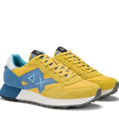 Scarpe Uomo Sun68 Sneakers Jaki 2.0 Solid Giallo