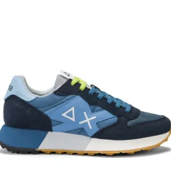 Scarpe Uomo Sun68 Sneakers Jaki 2.0 Bicolor Navy Blue - Avio