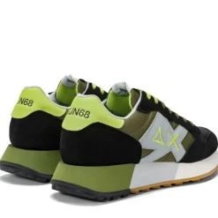Scarpe Uomo Sun68 Sneakers Jaki 2.0 Bicolor Nero - Militare