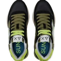 Scarpe Uomo Sun68 Sneakers Jaki 2.0 Bicolor Nero - Militare