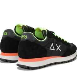 Scarpe Uomo Sun68 Sneakers Tom Fluo Nero - Z35102